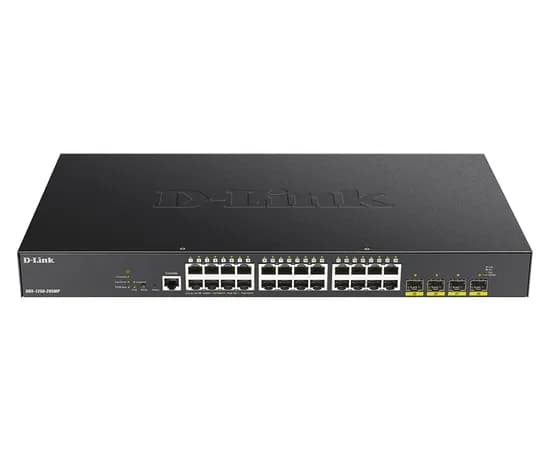 D-Link Switch RG-DGS-1250 28XMP 24PORT 4SFP+ Poe 370W