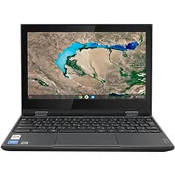Notebook Lenovo Chromebook 300E 2ND Gen Intel Celeron N4020 Tela Touch HD 11.6" / 4GB de Ram / 32GB Emmc / Chromeos - Preto / Cinza (Recondicionado) (Inglês) (Netbook)