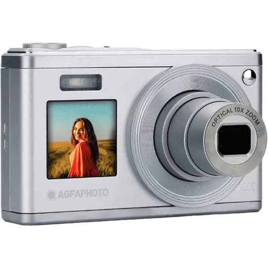 Câmera Digital Agfaphoto Realishot DC9200 / 24MP / 2.8" + 1.54" / 10X - Silver