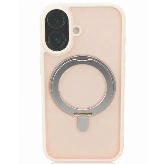 Capa Magnética À Prova de Choque Devia para iPhone 17 - Rosa e Roxo