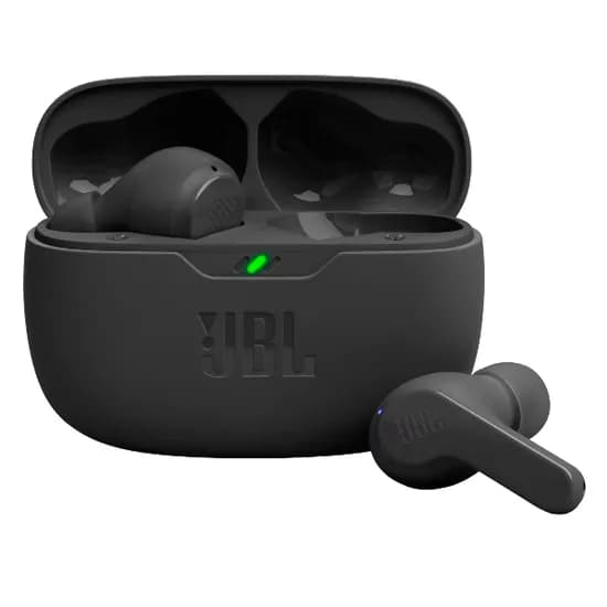 Fone de Ouvido Sem Fio JBL Wave Beam com Bluetooth - Preto