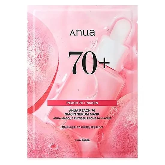 Máscara Facial Anua Peach 70+ Niacin Serum Mask - 1 Unidade
