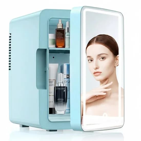 Refrigerador para Cosmeticos L8-693 8L com Espelhos 12V/220V - Blue