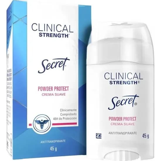 Secret Deo Clinical Strength Crema Powder Protect 45 GR