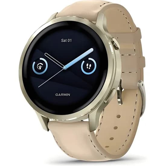 Relogio GPS Garmin Venu 4" 41MM 010-03013-03 - Lunar Gold