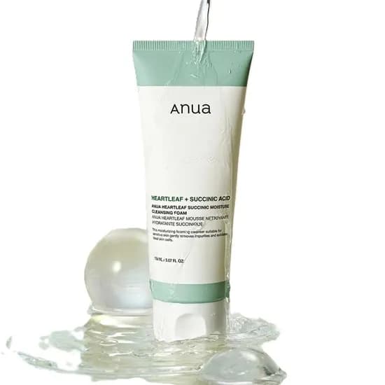 Anua Heartleaf Succinic Moisture Clean Foam 150ML