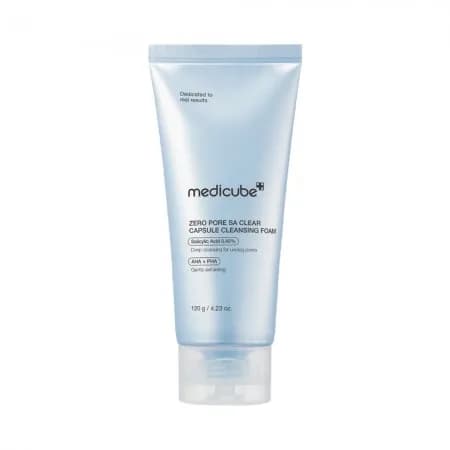 Espuma de Limpeza Facial Medicube Zero Pore Sa Clear Capsule 120G