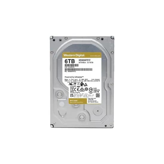 HD SATA3 6TB WD Gold Enterprise WD6004FRYZ