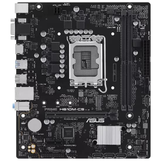 Placa Mãe Asus Prime H610M-CS - LGA1700 - DDR5 - HDMI/VGA - Micro-ATX