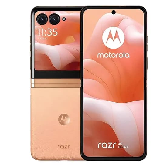 Smartphone Motorola Razr 40 Ultra XT2321-1 512GB 12GB Ram Single Sim Esim Tela 6.9" - Peach Fuzz