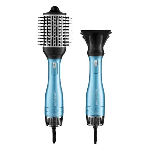 Babyliss Pro Cepillo Nano Titanium 2 In 1 Hot Air Brush & Secador Azul (CN-BNTDHB275UX) 110V