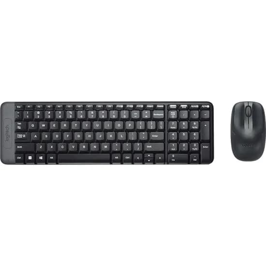 Logitech Teclado + Mouse Wireless MK220 920-004430 Esp Negro