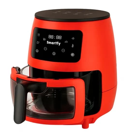 Fritadeira Elet. Air Fryer Smartfy AF03R 110V Red 3.6L/Digital|