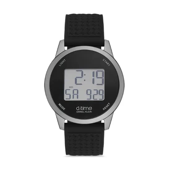 Relógio Digital Masculino Daniel Klein D:Time DK.1.12640-1 - Prata/Preto