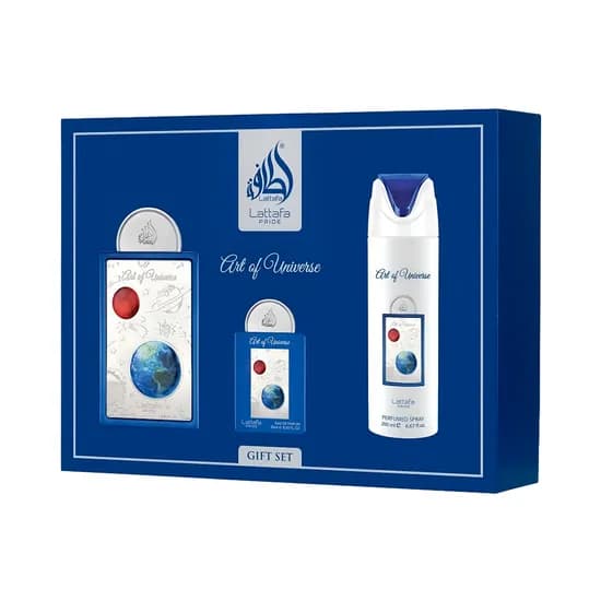 Kit Lattafa Pride Art Of Universe Edp 100ML + Deo 200ML + 20ML