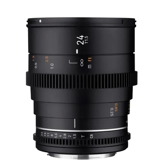Lente Cine Samyang Sony VDSLR 24MM T/1.5 MK2 e FF