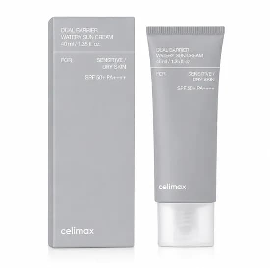 Protector Solar Facial Celimax Dual Barrier Watery SPF50+ Pa++++ 40ML