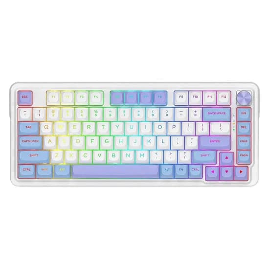 Teclado Gamer Redragon Ucal Max K673WBP RGB - Branco