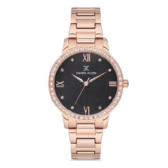 Relógio Analógico Feminino Daniel Klein DK.1.12727-4 Premium Ladies / Pulseira de Aço Inoxidável - Rose Gold