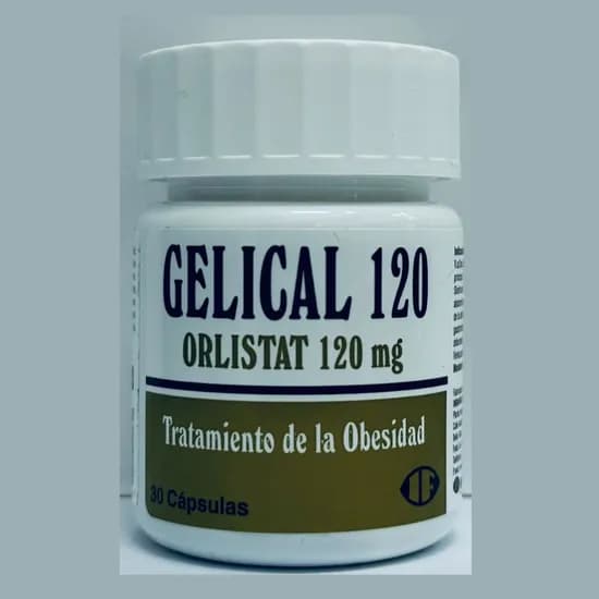 Gelical Orlistate 120 MG com 30 Cápsulas Medicamento para Emagrecer.