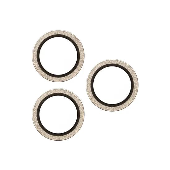 Protetor de Câmera Smart Vision iPhone 17 Pro/Max - Dourado Diamante