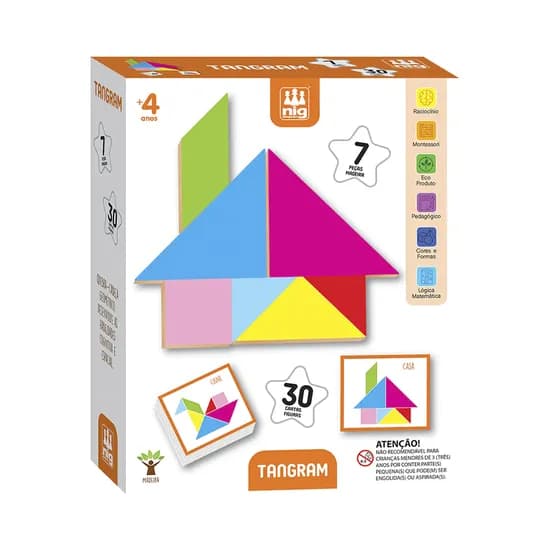 Rompecabezas Geométrico Nig Brinquedos Tangram 0447