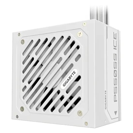 Fonte Gigabyte GP-P550SS Ice ATX 550W 80 Plus Silver PFC Ativo - Branco