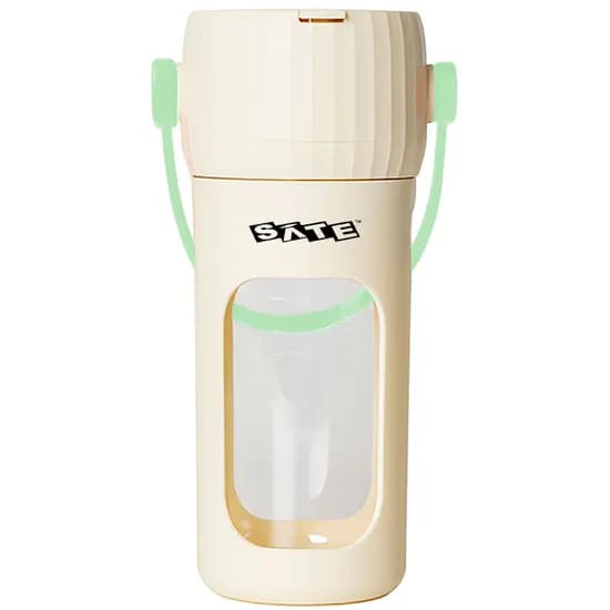 Mini Liquidificador Portátil Sate A-P277 70W 380ML - Beige/Green