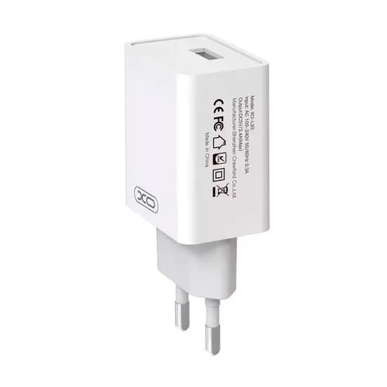 Carregador Xo L93 2.4A/USB-A - Branco