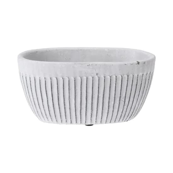 Maceta de Cerámica KPM 033448 20 X 11 CM Blanco