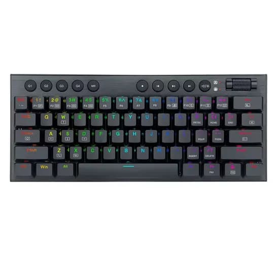 Teclado Gamer Redragon Horus Mini K632-RGB Switch Red Layout 60% - Preto