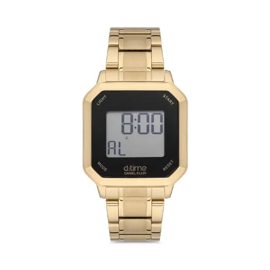 Relógio Digital Masculino Daniel Klein D:Time DK.1.12636-3 - Dourado