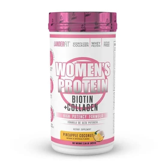 Landerfit Whey Protein Womens Biotin + Collagen 925G - Pineapple Coconut