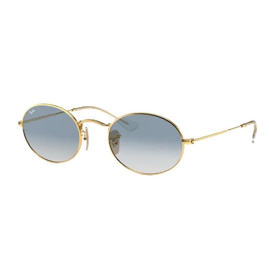 Óculos de Sol Ray-Ban Oval Flat Lenses RB3547N 001/Z2A 51-21 3N