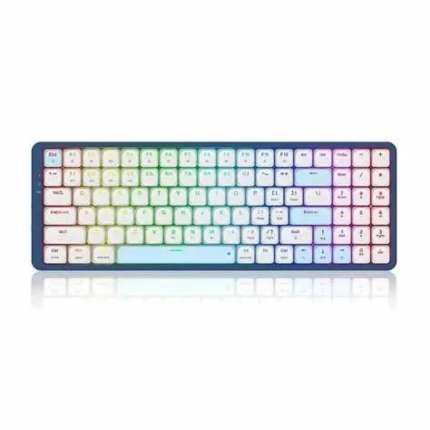 Redragon Teclado Eva Pro K684WB-RGB-Pro Blue/White