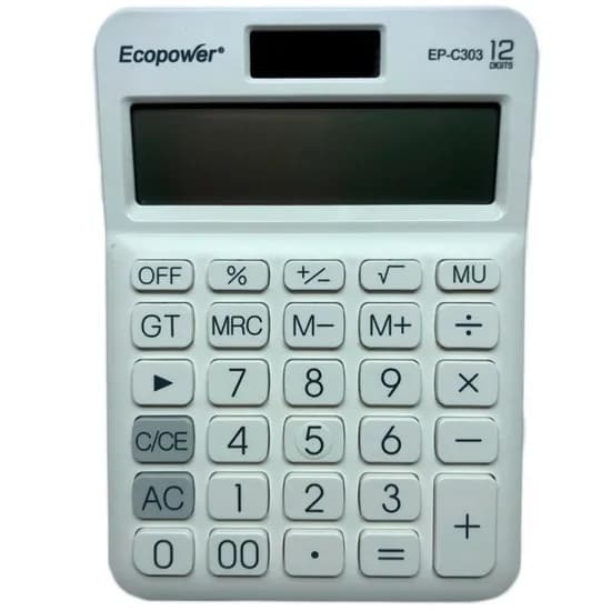 Calculadora Ecopower EP-C303 - Azul Claro
