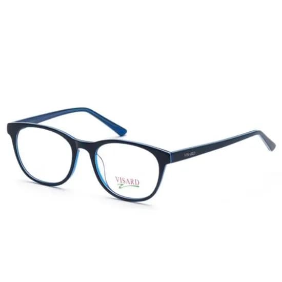 Armação para Óculos de Grau Feminino Visard HD116 C3 51-18-140MM - Azul e Preto