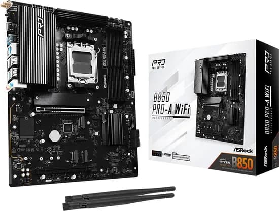 Placa Mãe Asrock B850 Pro-A Wifi AM5/ 4XDDR5/ PCI-e/ HDMI/ USB-C