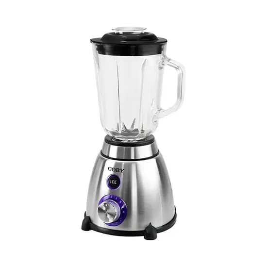 Licuadora Coby CY-5101-LIC3-SS 600W 1.5L 2 En 1 - Plateada