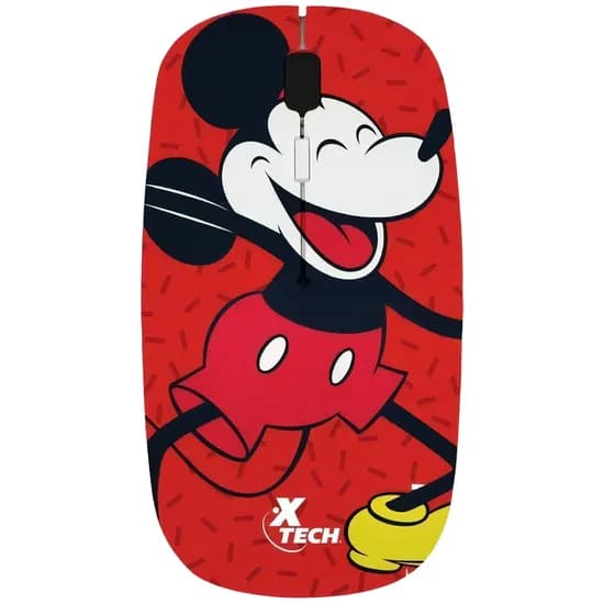 Mouse Xtech XTM-D340MK - Sem Fio - 1600 Dpi - 4 Botões - Mickey Mouse