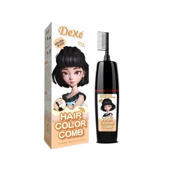 Dexe Hair Color Comb Natural Black 200ML