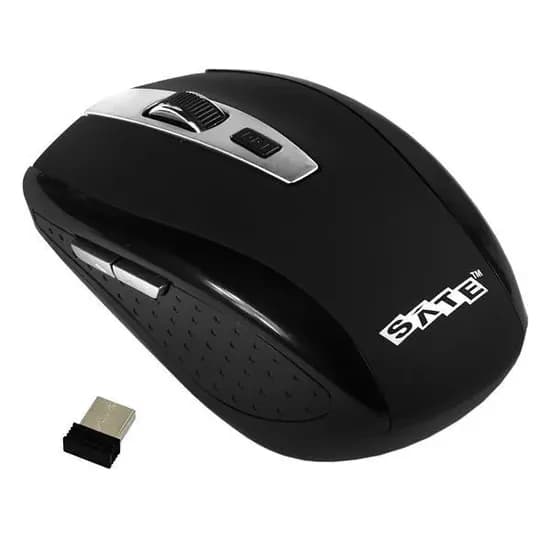 Mouse Sem Fio Satellite A-35G Até 1.600 Dpi - Preto