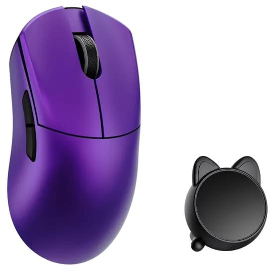 Mouse Gamer Wlmouse Huan 8K Screen Dongle Sem Fio - Roxo