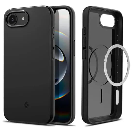 Capa Spigen iPhone 16E 2025 Thin Fit Mag ACS09135 - Black