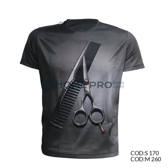 Camiseta de Barbeiro Tamanho M