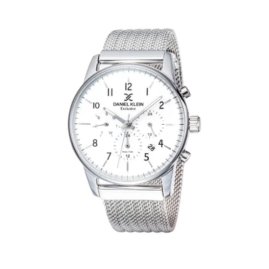 Relógio Analógico Masculino Daniel Klein Exclusive DK12002-1 - Prata