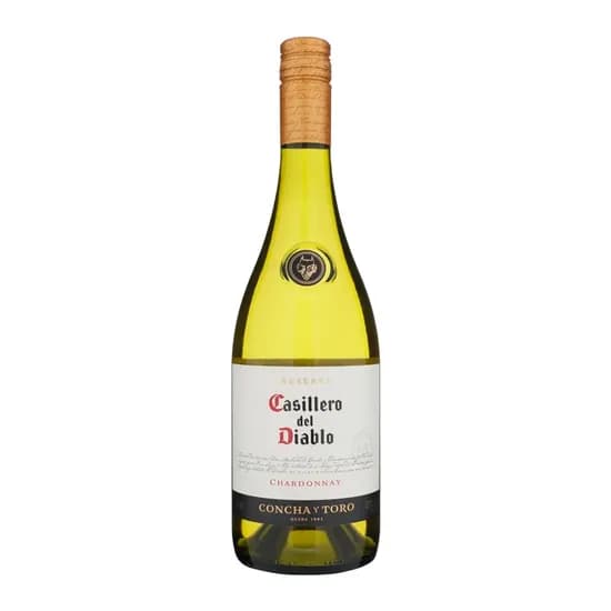 Vinho Chileno Casillero Del Diablo Chardonnay Garrafa 750ML