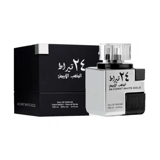 Perfume Lattafa 24 Carat White Gold Edp Unissex 100ML