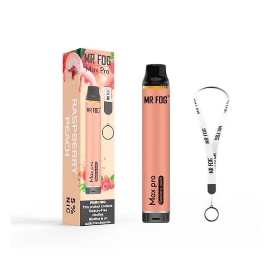 Vaper MR.Frog Max Pro 6.0ML Raspberry Peach 1600 Puf