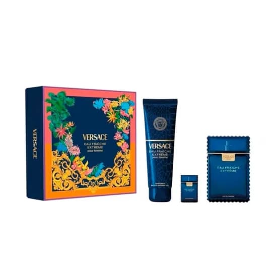 Kit Perfume Versace Fraiche Extreme Masculino 3PCS